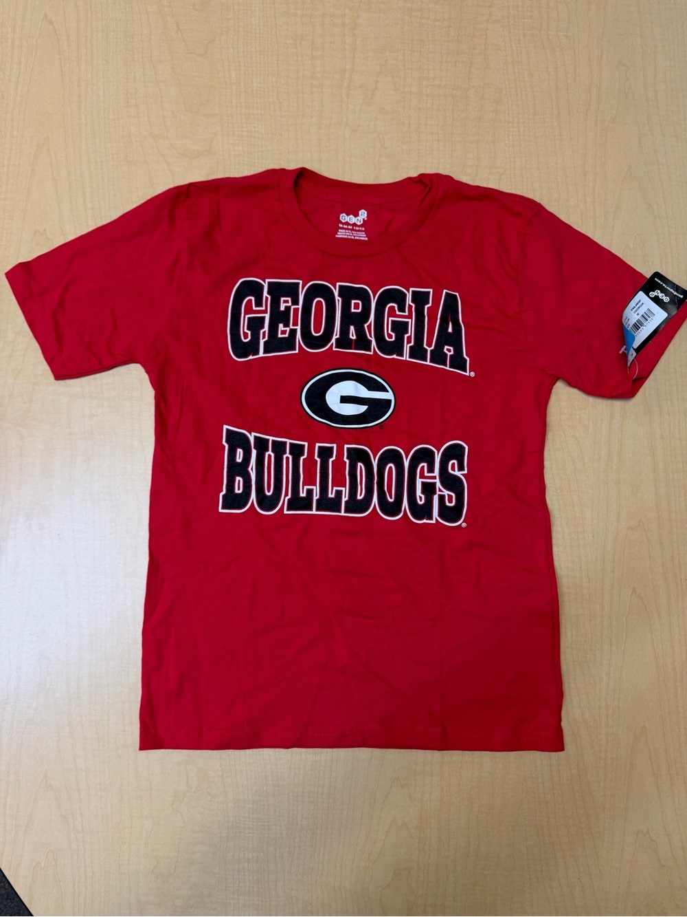 Georgia Bulldogs Red Short Sleeve Tee